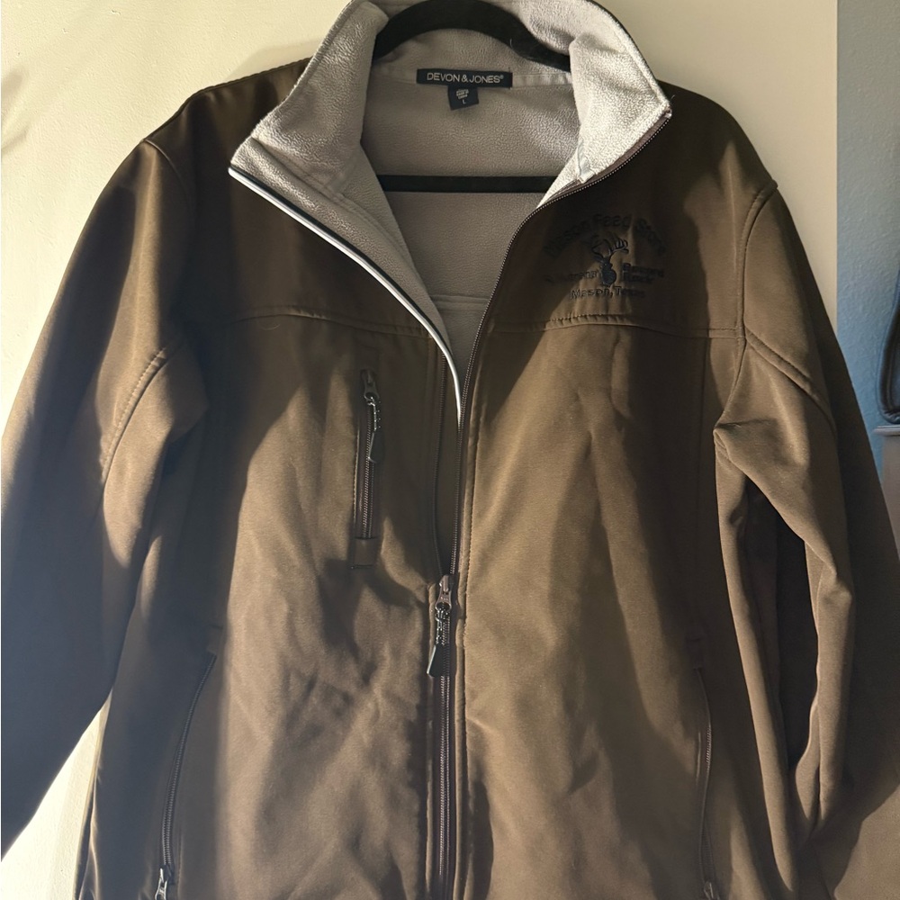 Delon & Jones Men's Brown Windbreaker Jacket